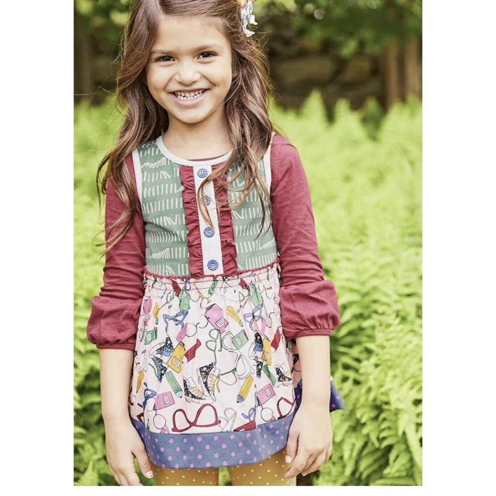 Matilda Jane Girl Top Size 8 Sleeveless Tunic Blouse